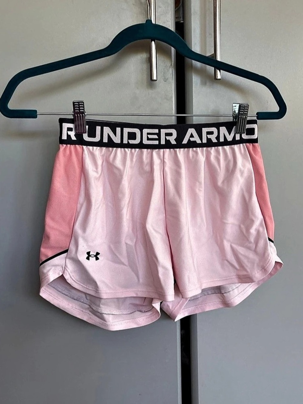 Under Armour UA Tech Play Up Shorts Pink Athletic Shorts